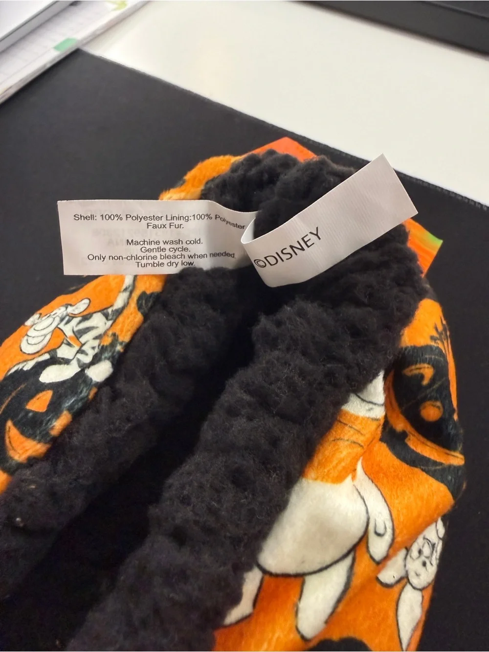 Disney Winnie The Pooh Womens 4-10 Halloween Slipper Sock Slippers with Grips